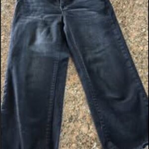 Judy Blue Black High Rise Button Fly Wide Leg Jeans Size 27 (5)